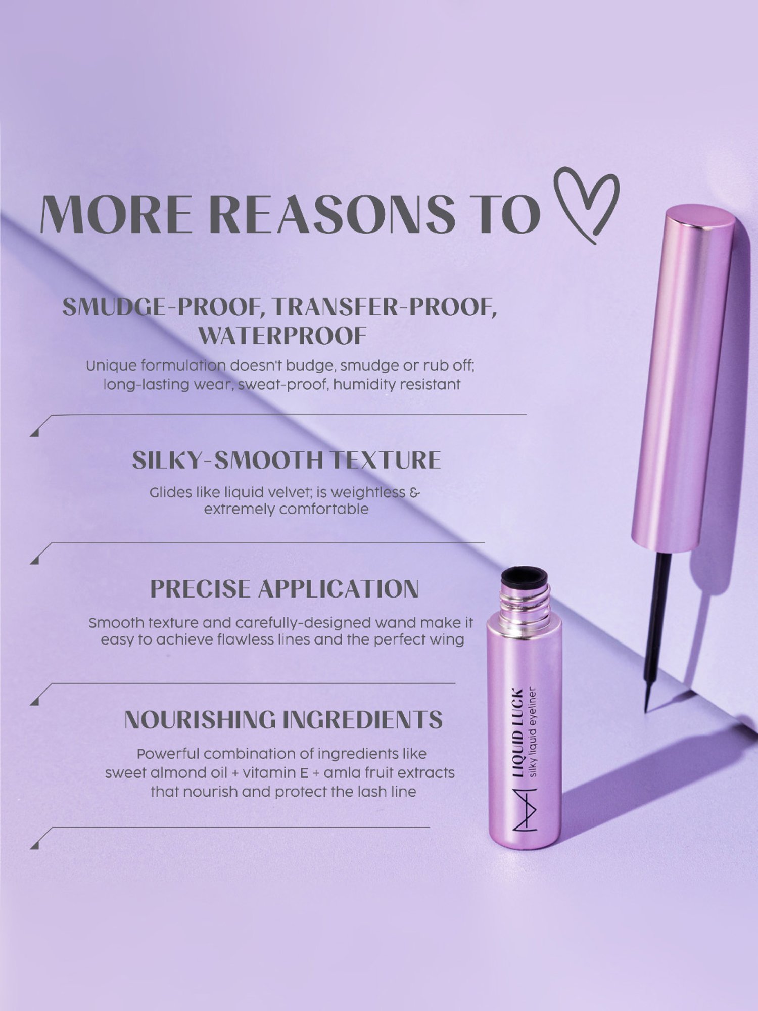 House of Makeup Liquid Luck Silky Liquid Eyeliner Velvet Black - 4.5 ml