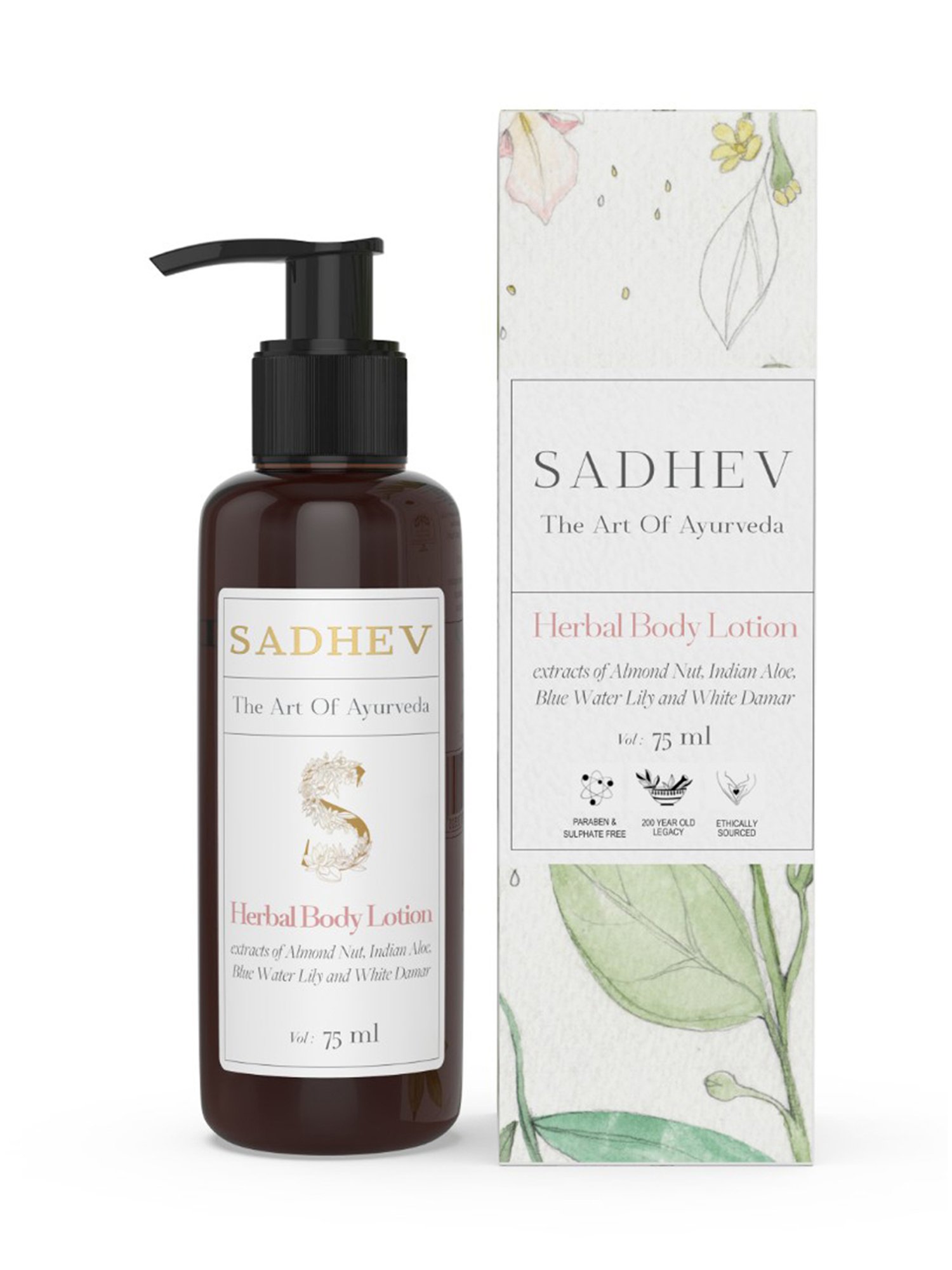 SADHEV The Art Of Ayurveda Herbal Body Lotion - 75 ml