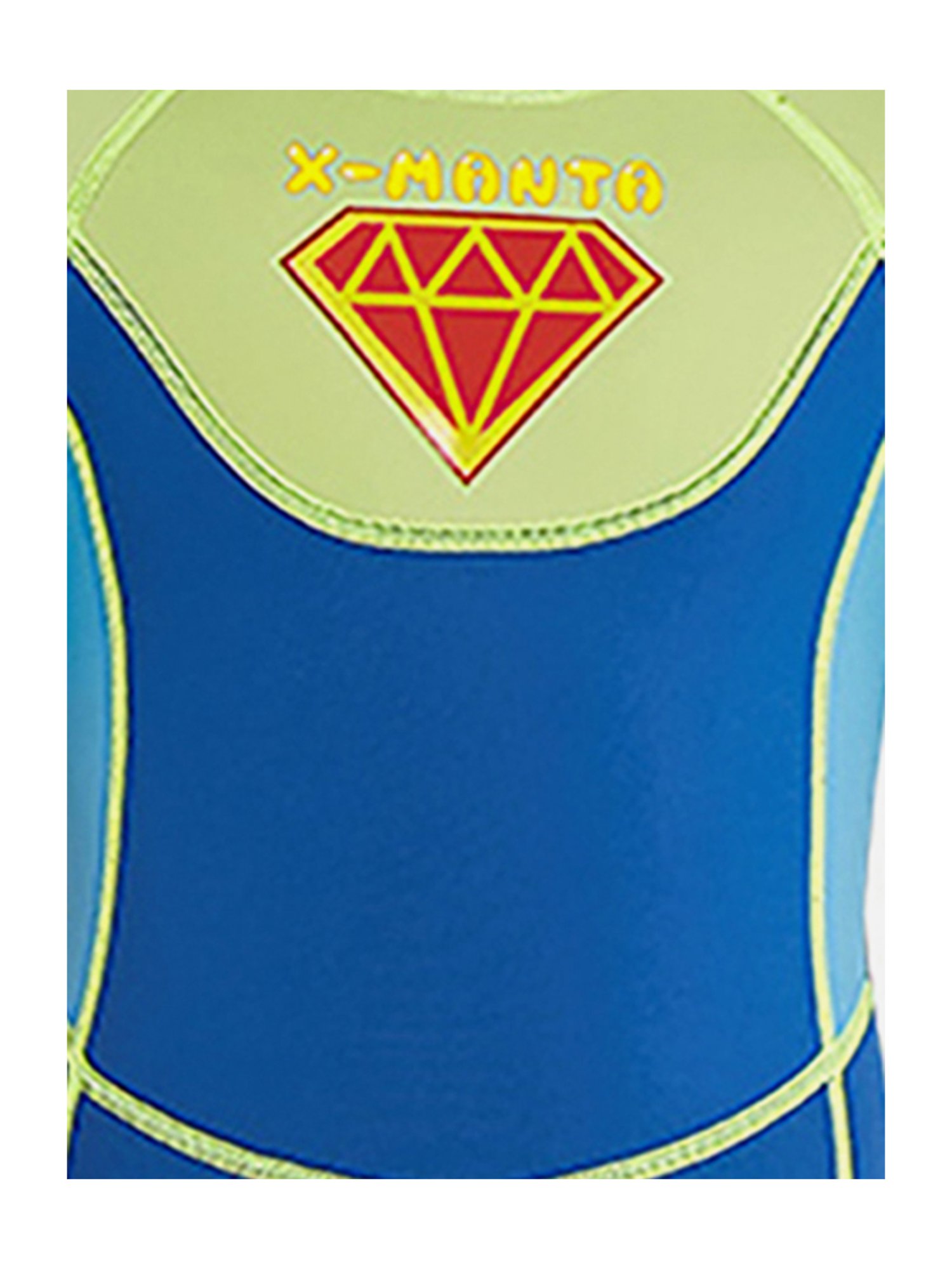 Little Surprise Box Kids Green & Blue Printed Swimsuit with Swim Bag