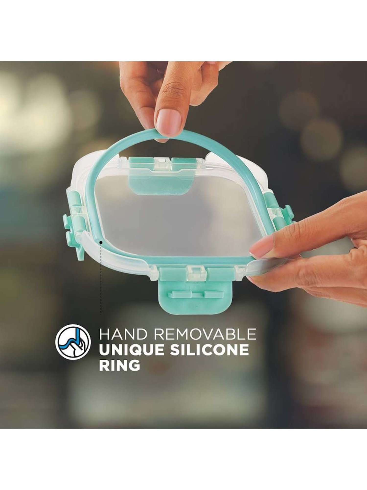 Allo Borosilicate Glass Lunch Box