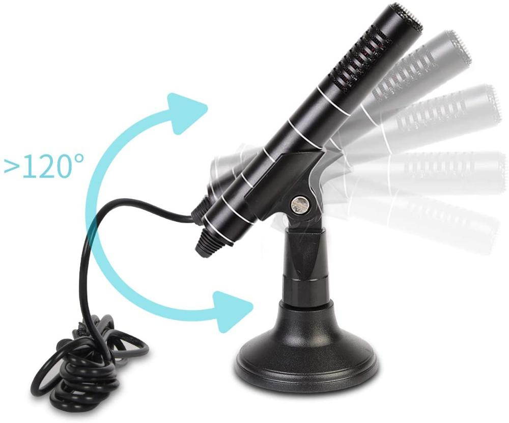 Depusheng USB Condenser Microphone Laptop Desktop PC Computer Microphone for Games, Streaming Broadcast, Skype, YouTube Videos, Chatting