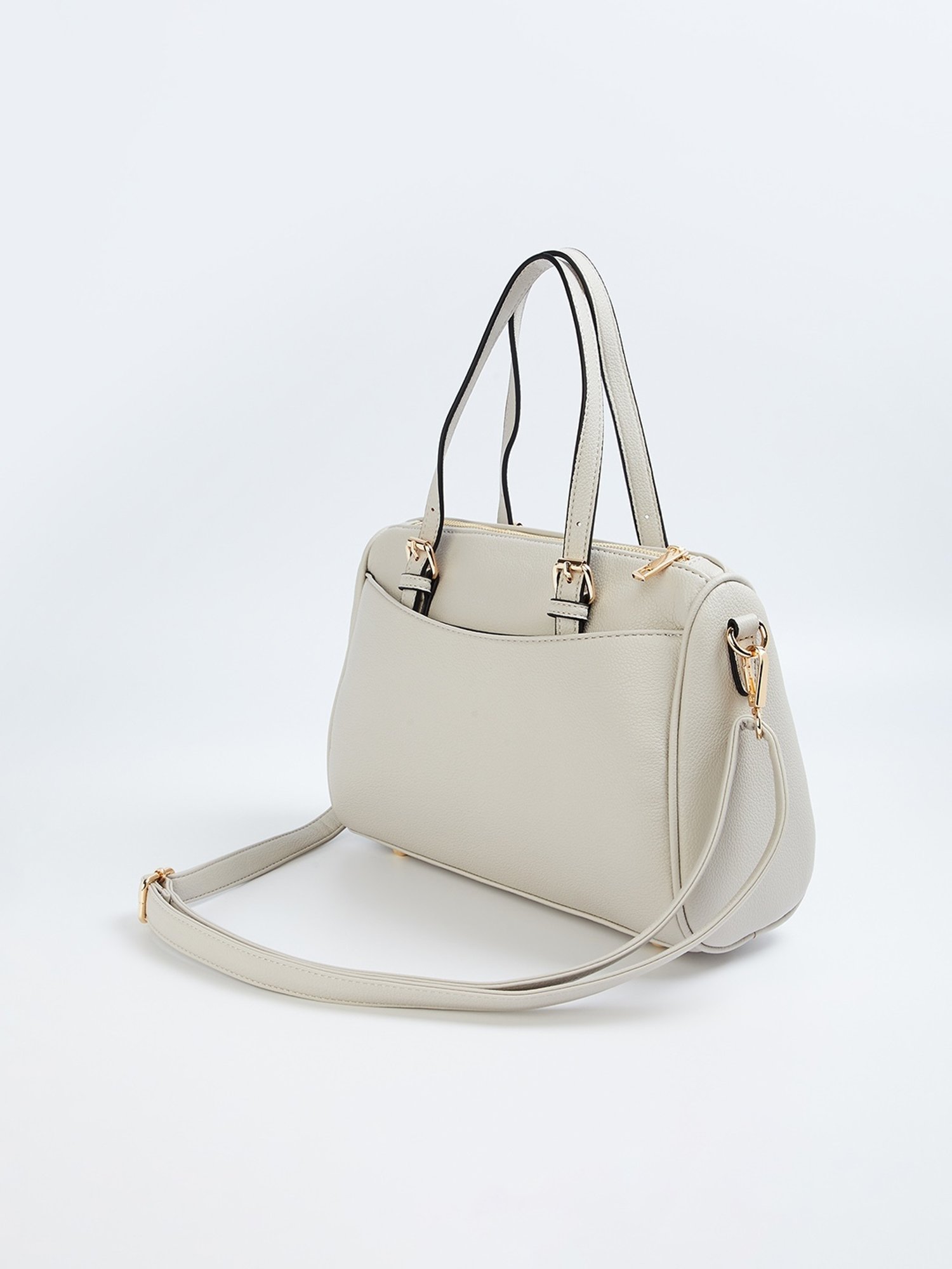 Code by Lifestyle Grey Textured Handbag