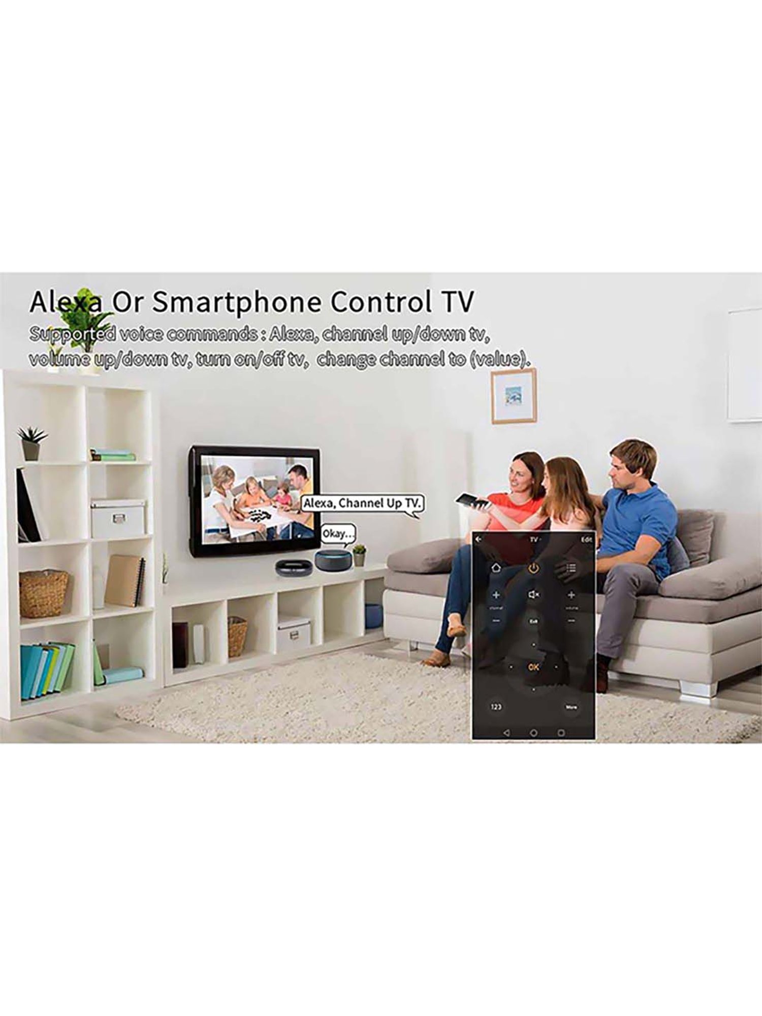 HomeMate Wi-Fi Smart IR Control Hub (Black)