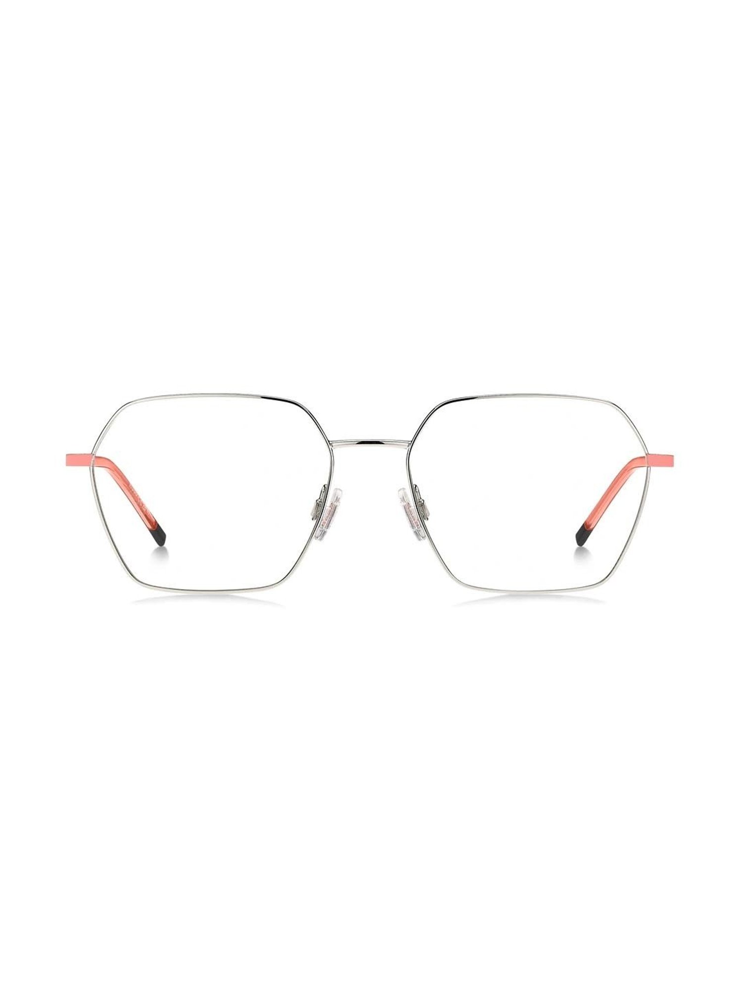 HUGO Silver Geometric Eye Frames for Women