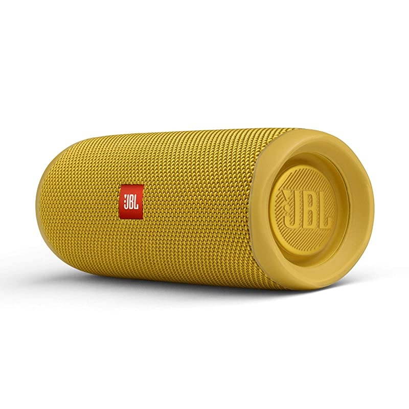 FLIP 5, Waterproof Portable Bluetooth Speaker, Yellow (New Model)