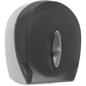Georgia Pacific 59009 Jumbo Jr. Bathroom Tissue Dispenser, 11.29" x 10.61" x 5.39", Translucent Smoke