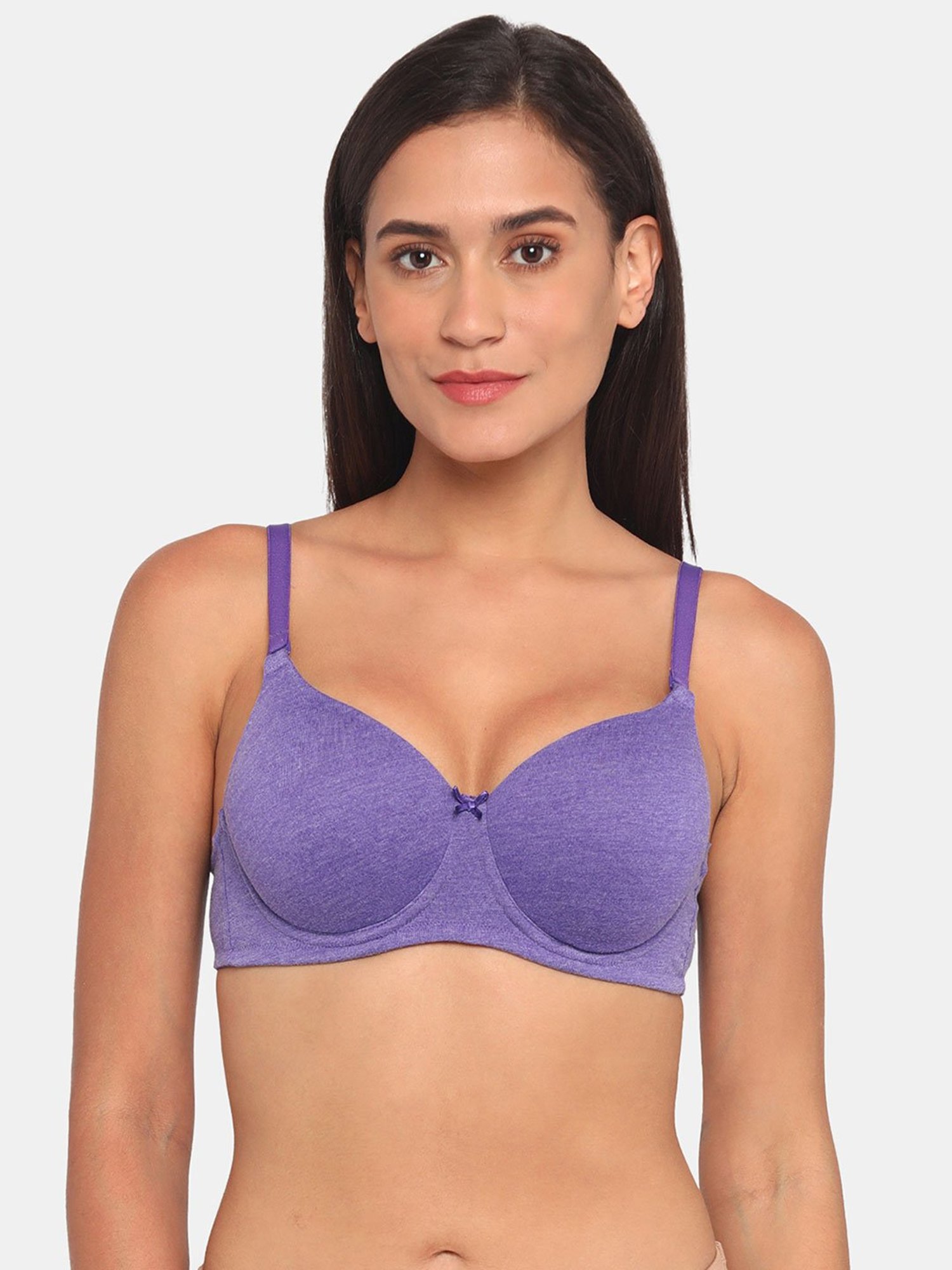 Rosaline by Zivame Violet Under Wired Padded T-Shirt Bra