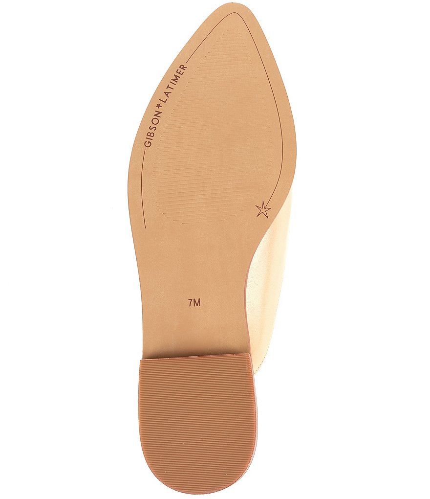 Gibson & Latimer Haydene Leather Structured Mules