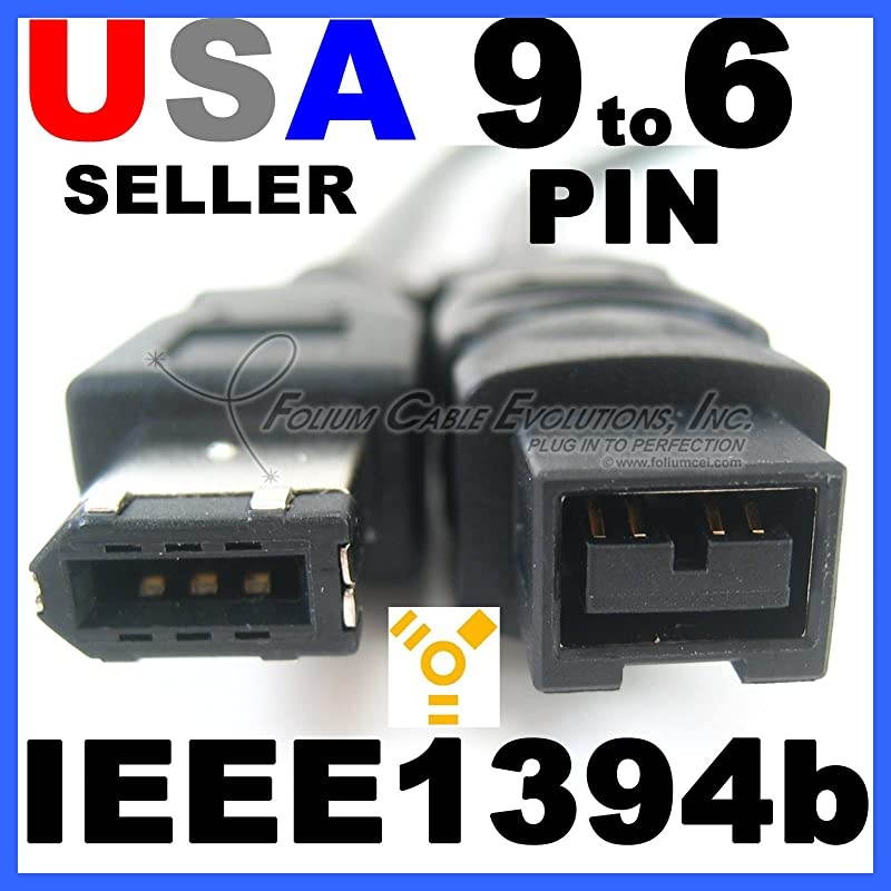 Firewire 800 400 6 Feet 9 Pin To 6 Pin