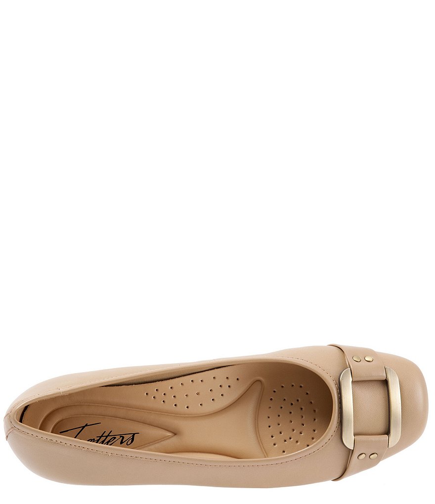 Trotters Sizzle Metal Ornament Buckle Flats