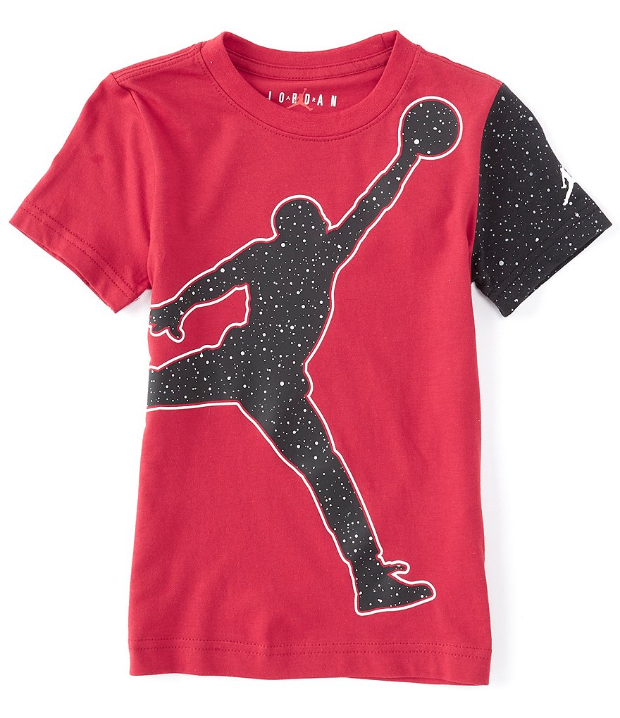 Jordan Little Boys 2T-7 Short-Sleeve Jumbo Jumpman Speckle Tee