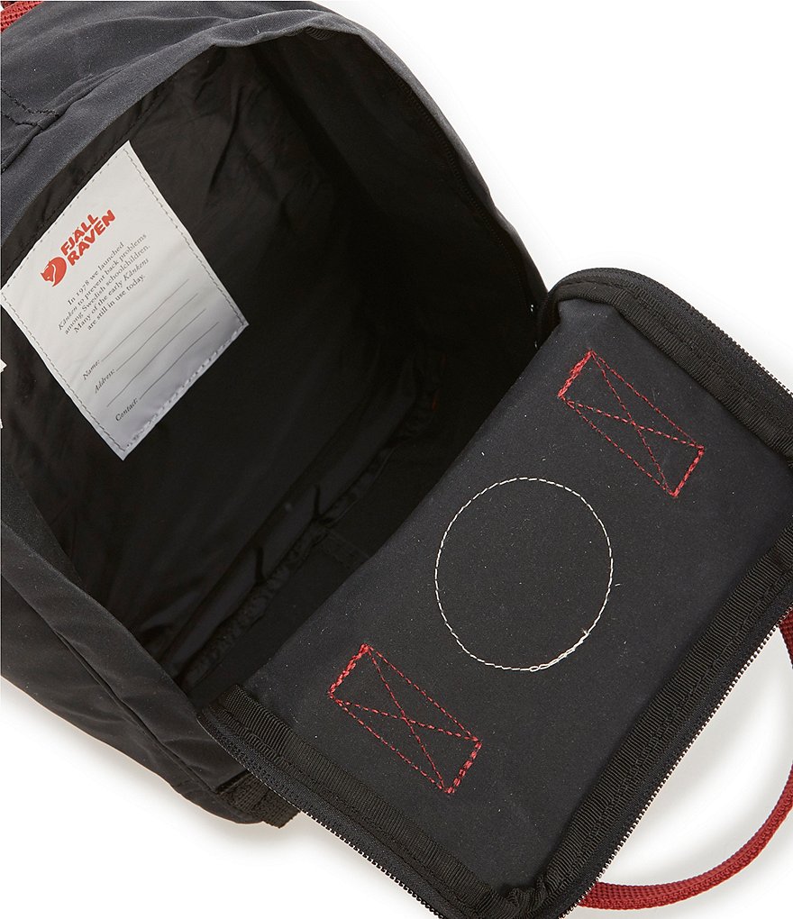 Fjallraven Contrast Handle Mini Kanken Water-Resistant Backpack