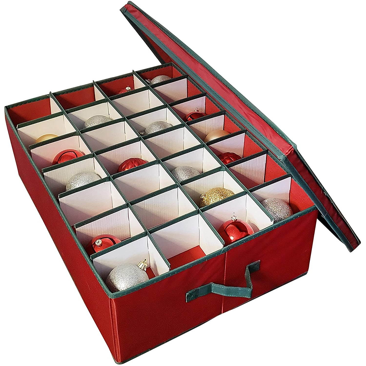 Homz Large Heirloom 56 Ornament Storage