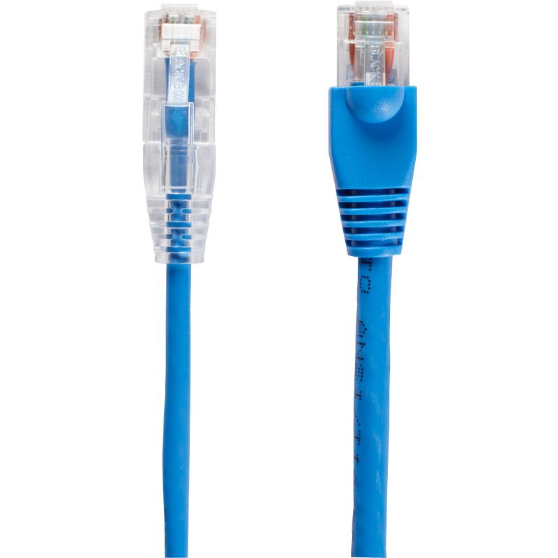 Black Box Slim-Net Cat.6a Patch UTP Network Cable - 10 ft Category 6a Network Cable for Patch Panel, Network Device