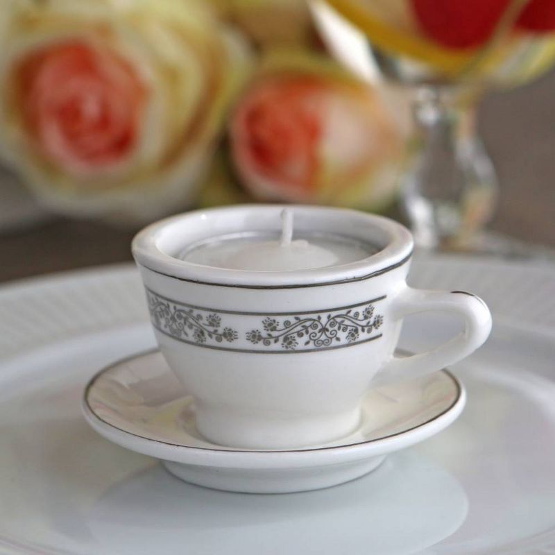 12ct Teacups and Tealights Miniature Porcelain Tealight Holders