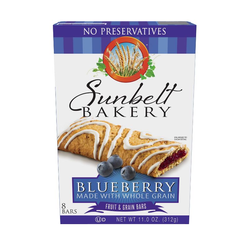 Sunbelt Bakery Blueberry Fruit & Grain Bars - 8ct