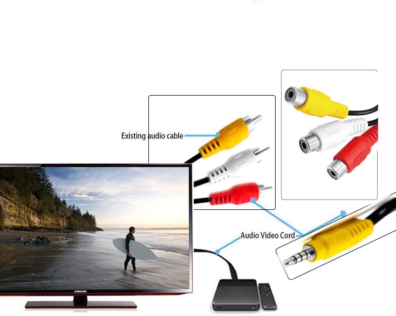 Elite Core SuperFlex Gold SFP-Y15QT Two 1/4-Inch TS to TRS Y Patch Cable 15-Feet