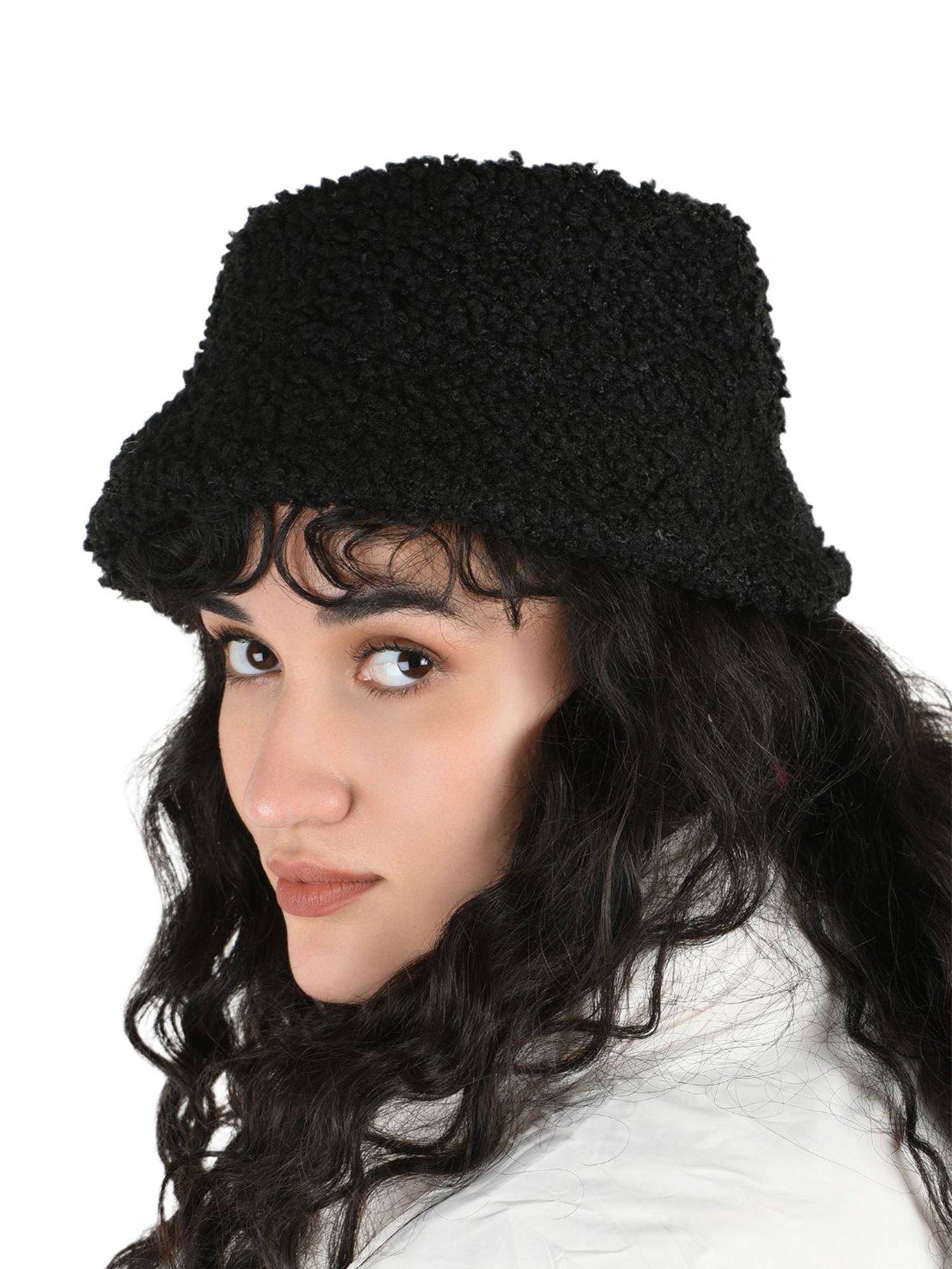 HauteSauce Black Printed Bucket Hat