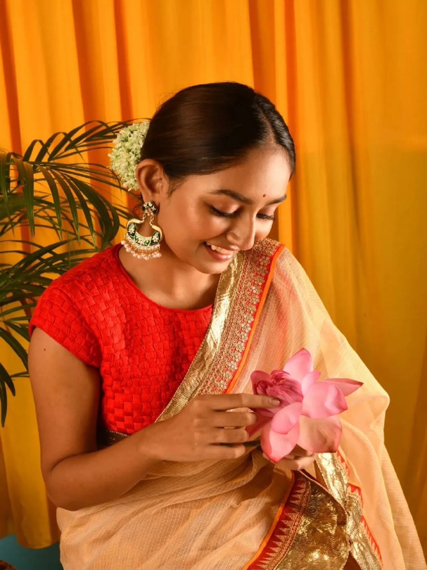 Jewelz Wedding and Fastive Season Chand Bali Earrings for womens & Girls