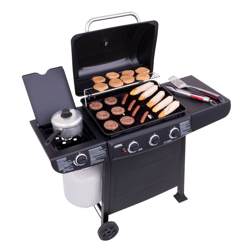 Kenmore 3-Burner Pedestal Gas Grill PG-4030400 Brown