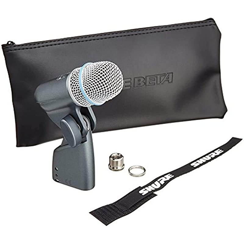 BETA 56A Supercardioid Swivel-Mount Dynamic Microphone with High Output Neodymium Element for Vocal/Instrument Applications
