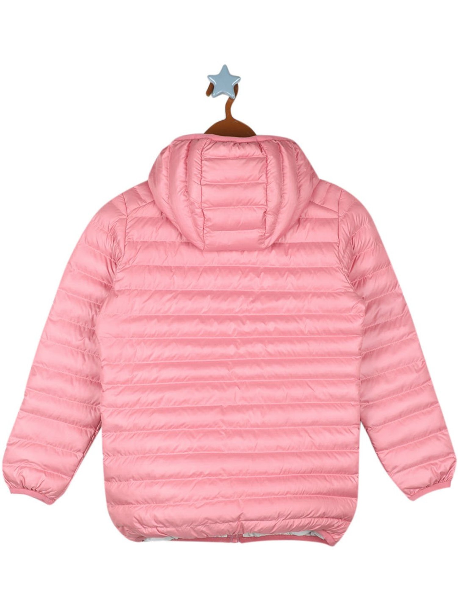 Elle Kids Black Self Pattern Jacket