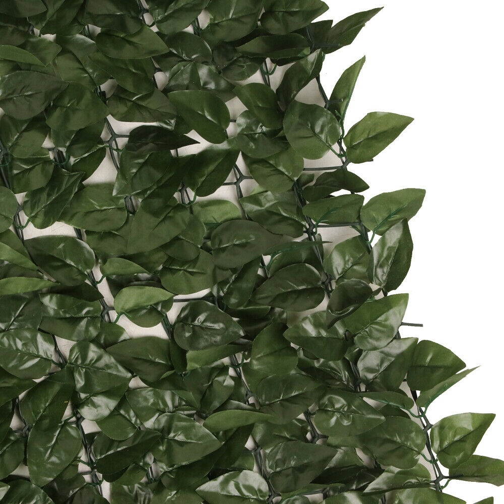 59"x197" Faux Ivy Leaf Artificial Hedge Fencing Privacy Fence Screen Decorve