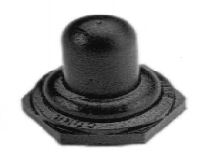 Hubbell Wiring Systems MSB1 Silicone Rubber Boot, Black