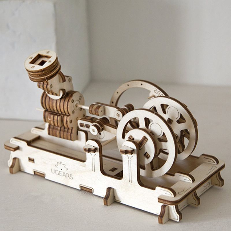 UGears Pneumatic Engine - Mechanical Model Kit