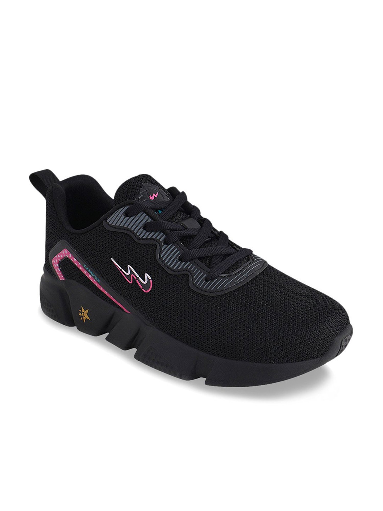 Campus Women's Julius Black Running Shoes