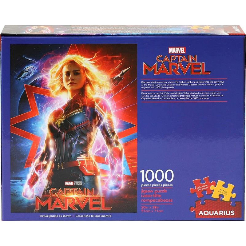 NMR Distribution Marvel Captain Marvel Movie 1000 Piece Jigsaw Puzzle