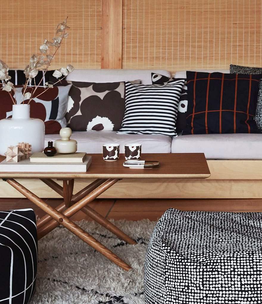 Marimekko Ajo Stripe Square Euro Pillow