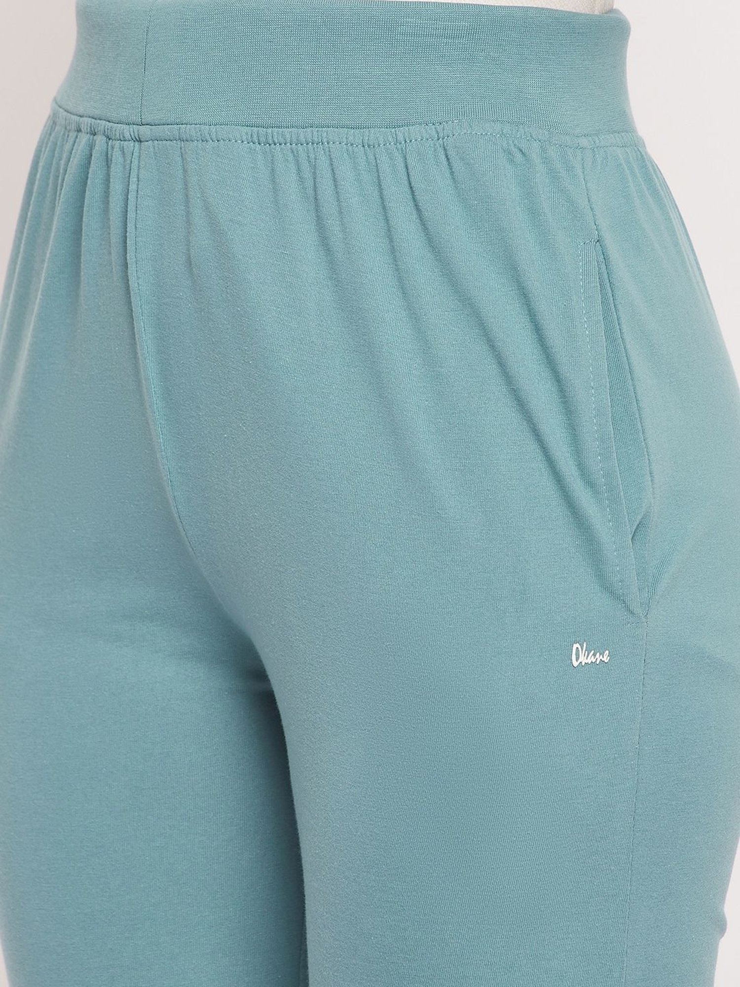 Okane Blue Mid Rise Lounge Pants