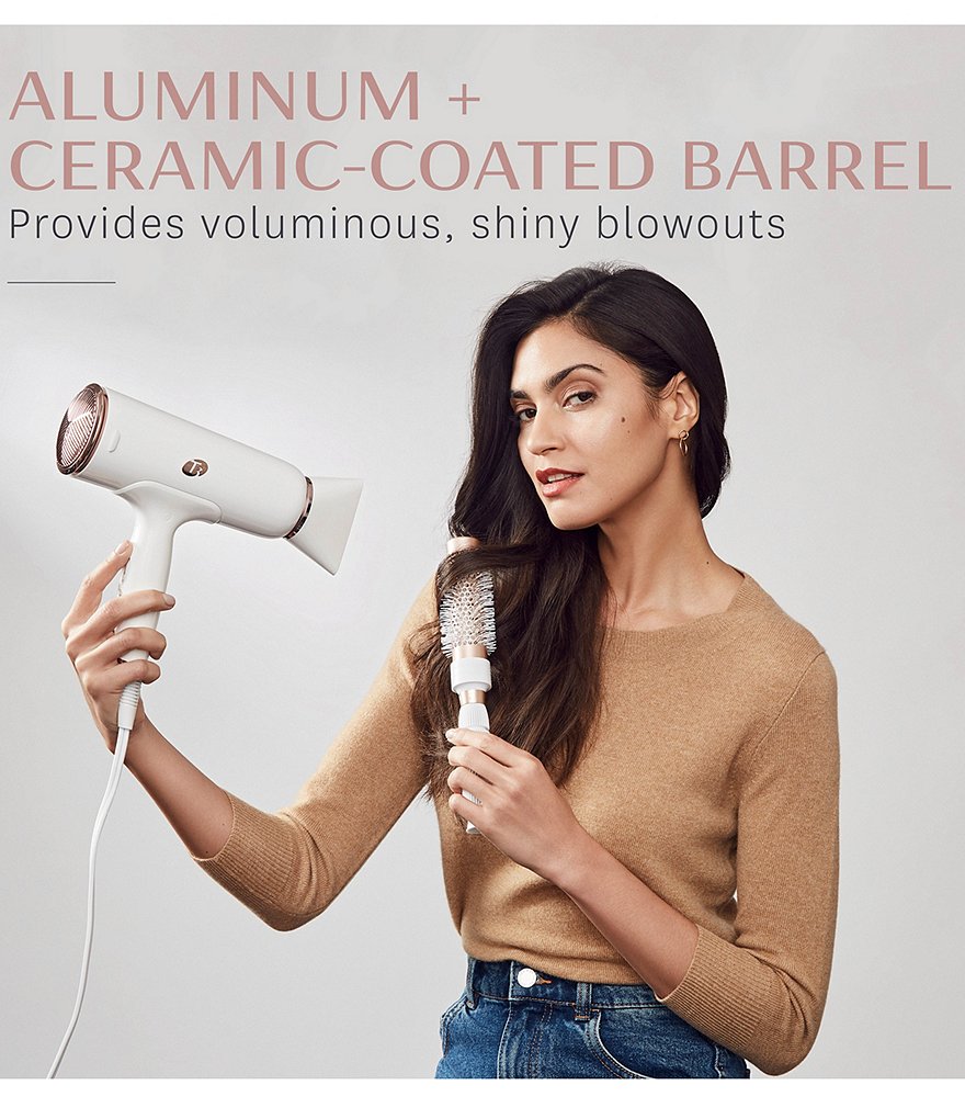 T3 Volume White & Rose Gold 2 Round Brush