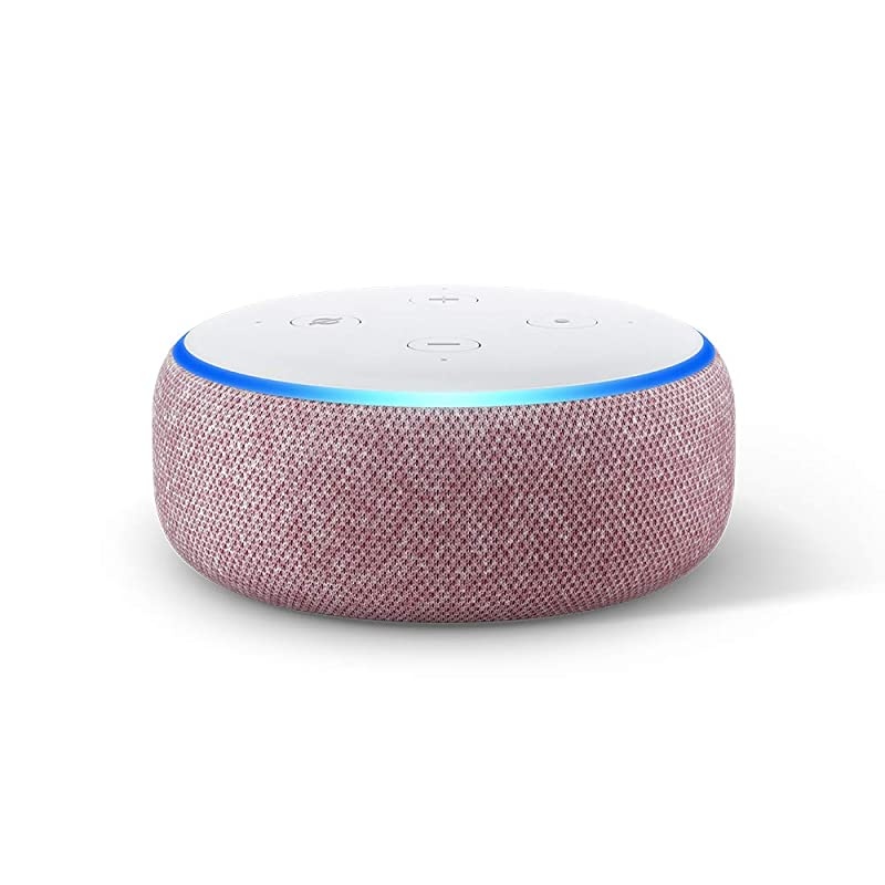 Dot 3rd Gen Smart speaker with Alexa Plum