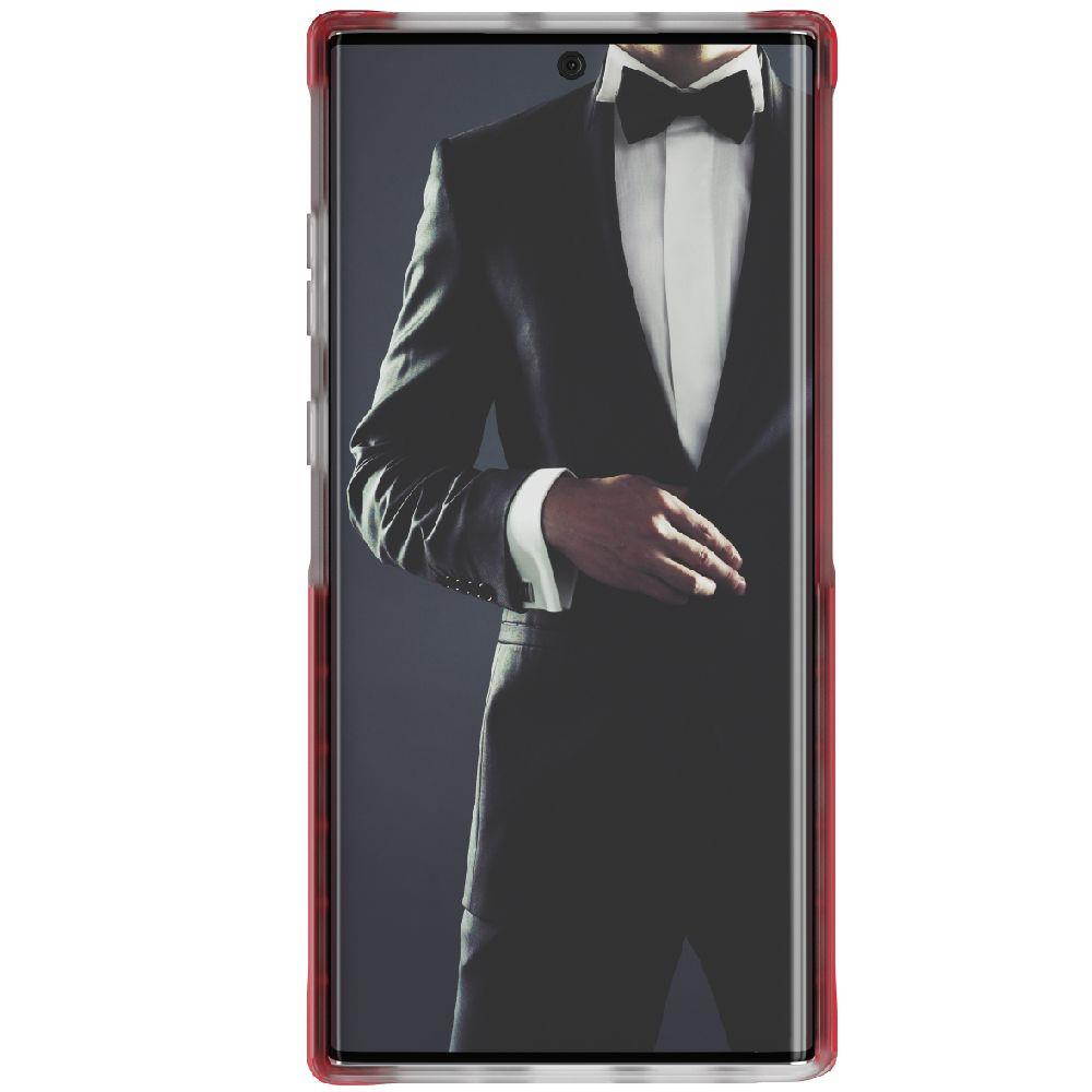 Ghostek Cloak Designed for Samsung Note 10 Case Clear Tough Bumper Protector Cover Luxury Design Supports Wireless Battery Charging Raised Bezel for Extra Screen Protection 2019 Note10 - (Blue/Gold)