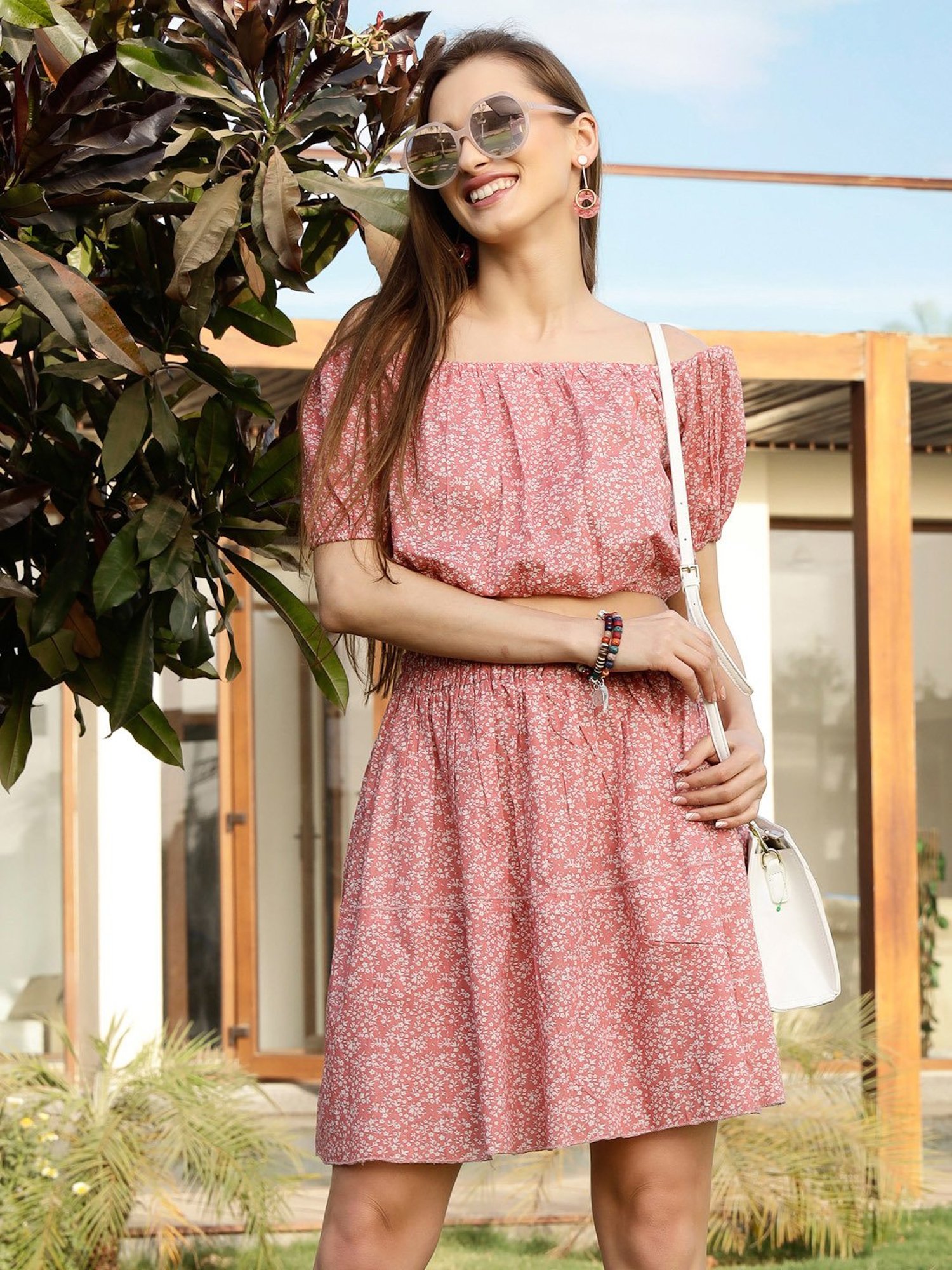 Belle Fille Black Floral Print Jumpsuit