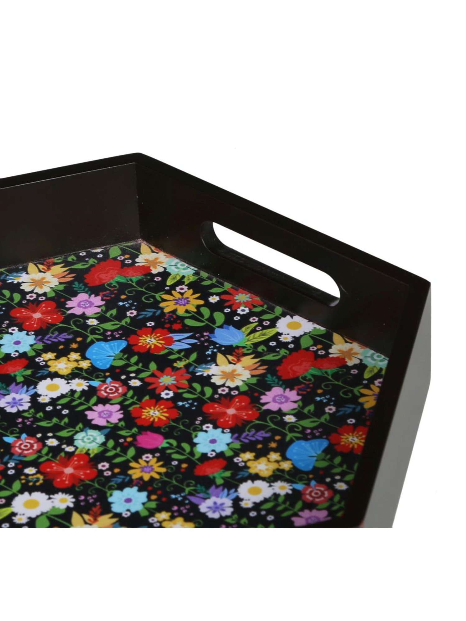 Karo Tapi Printed Multicolor Wood Small Tray