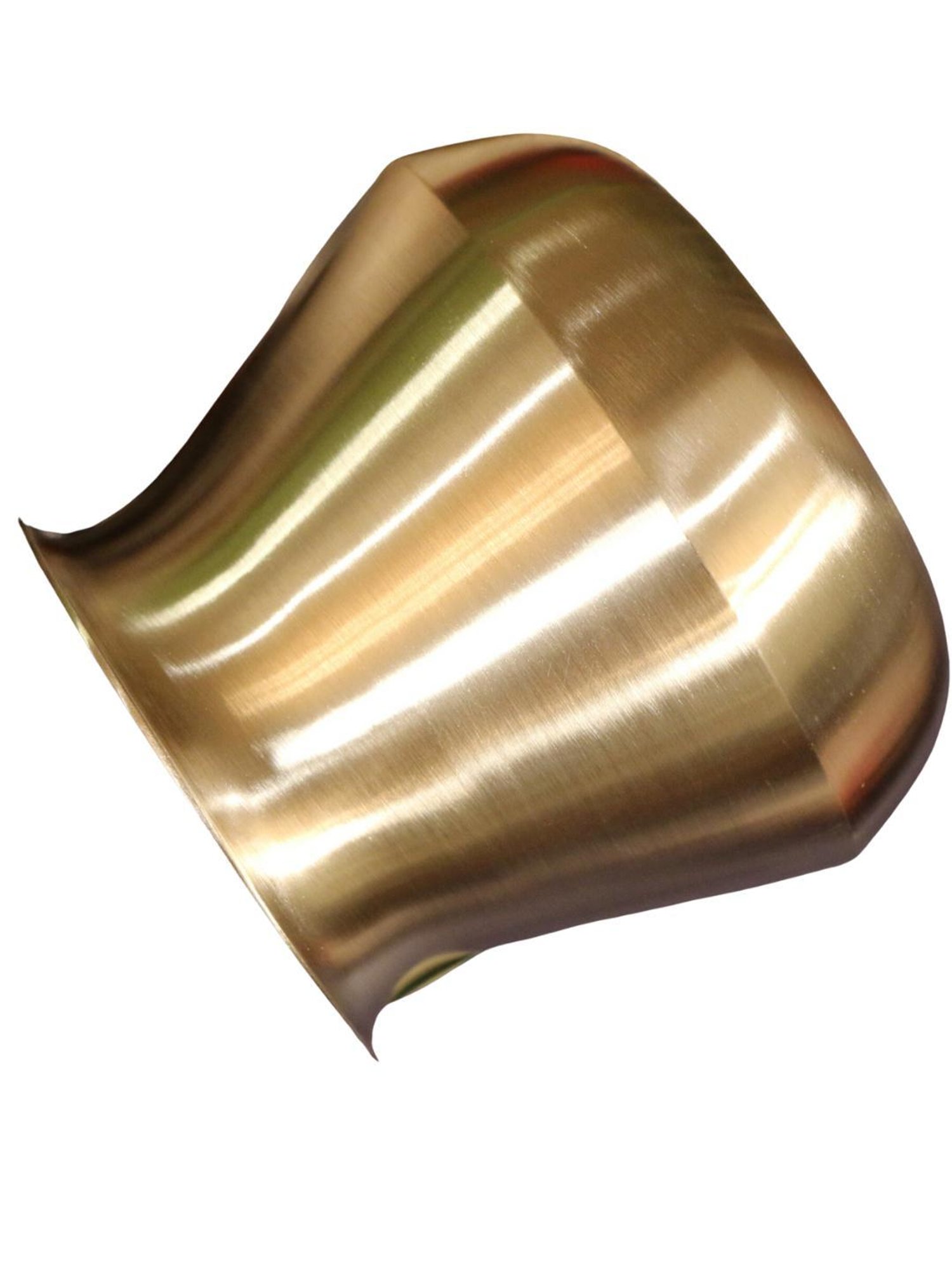 Ambi Elegant Satari Pure 100% Kansa Water Health Lota - 4 X 4 X 3.5 Inches (Medium)