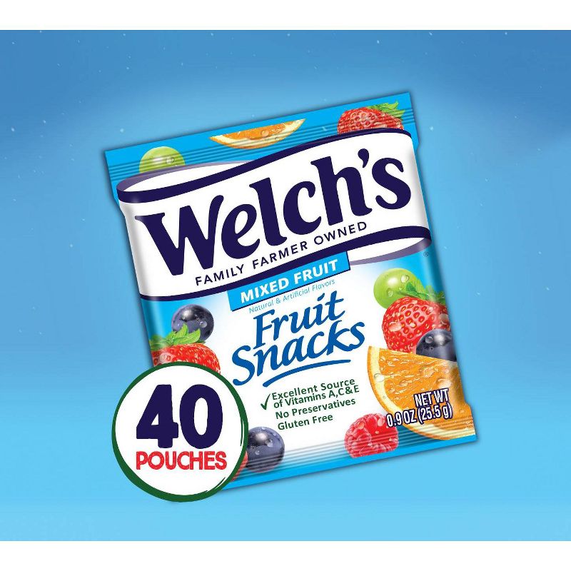 Welch's Mixed Fruit Snacks - 40ct