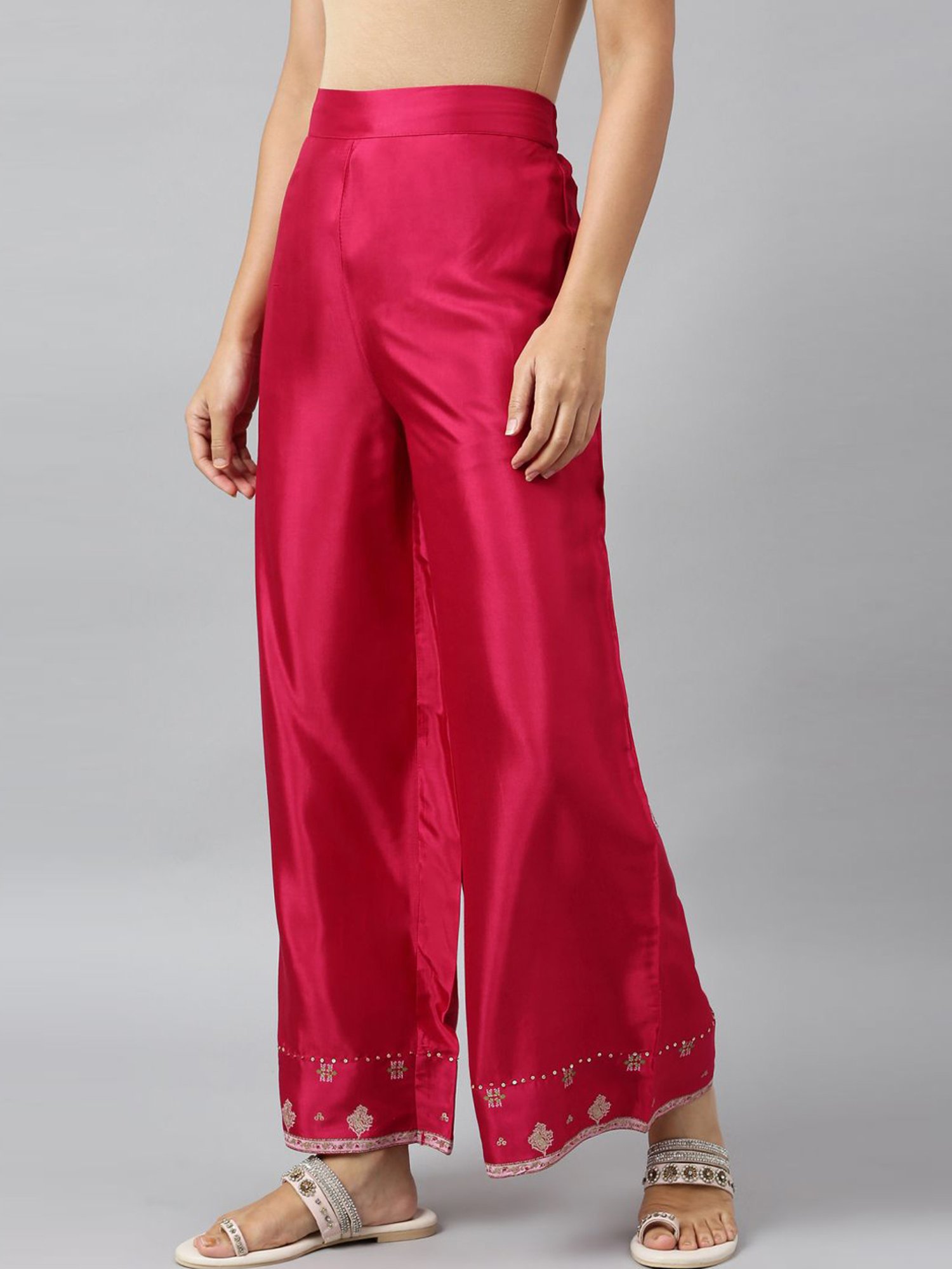 W Rasberry Regular Fit Palazzos