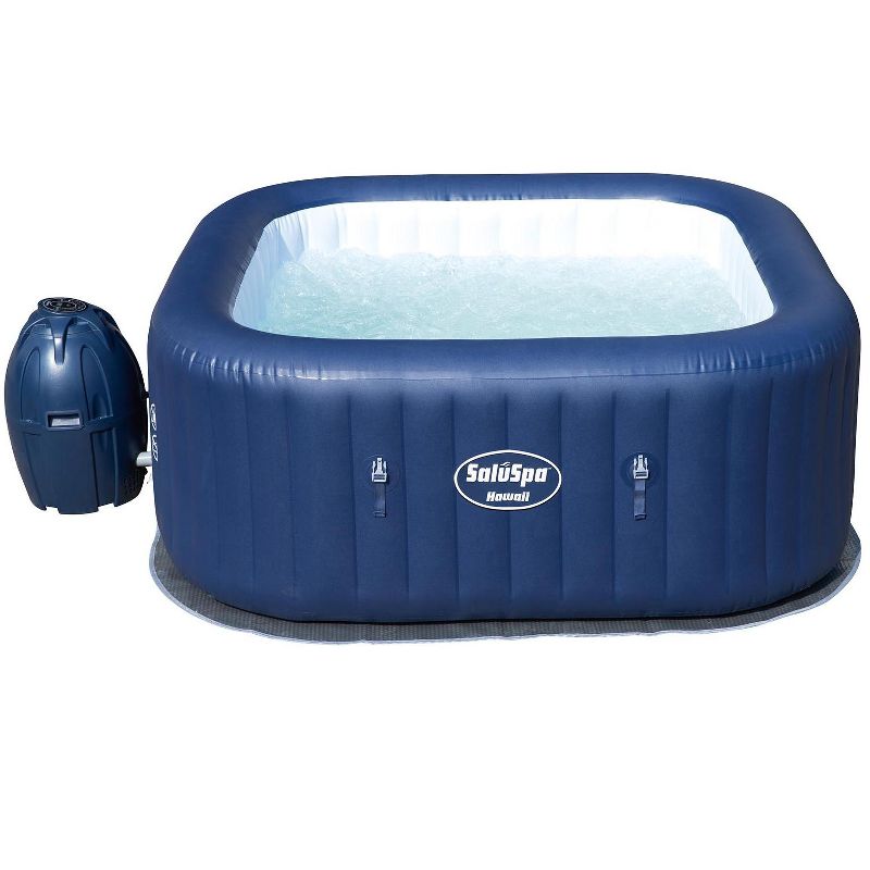 Bestway SaluSpa Hawaii 6 Person Portable Inflatable Spa Hot Tub & Drink Holder