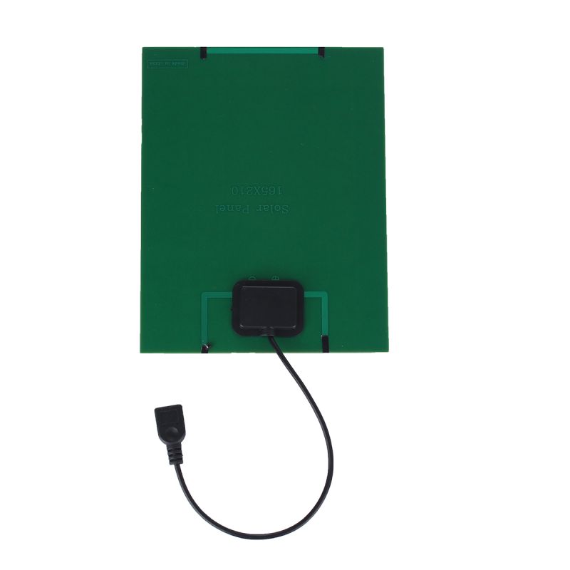 5.5W 5V 860mA Portable Solar Panel Smartphone Charger USB Output Power Bank