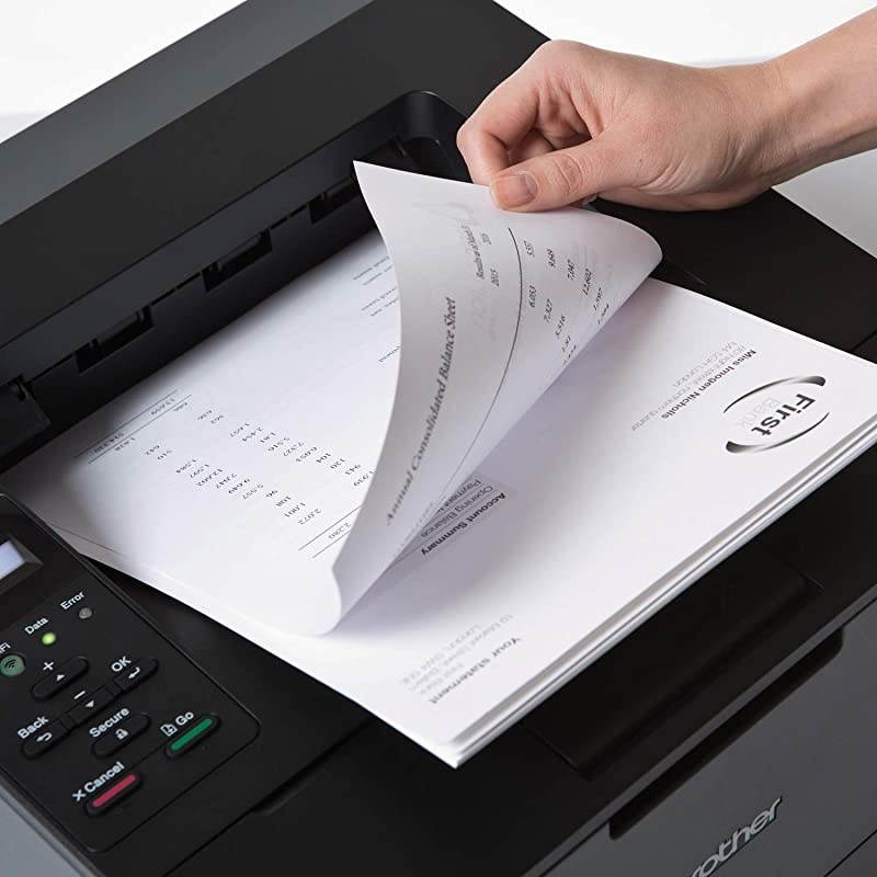 HLL6200DW Wireless Monochrome Laser Printer with Duplex Printing  Dash Replenishment Ready