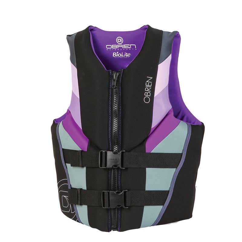 O'Brien Watersports Comfortable Women's Lightweight Breathable Focus Safety Life Jacket Vest Size XS, Purple