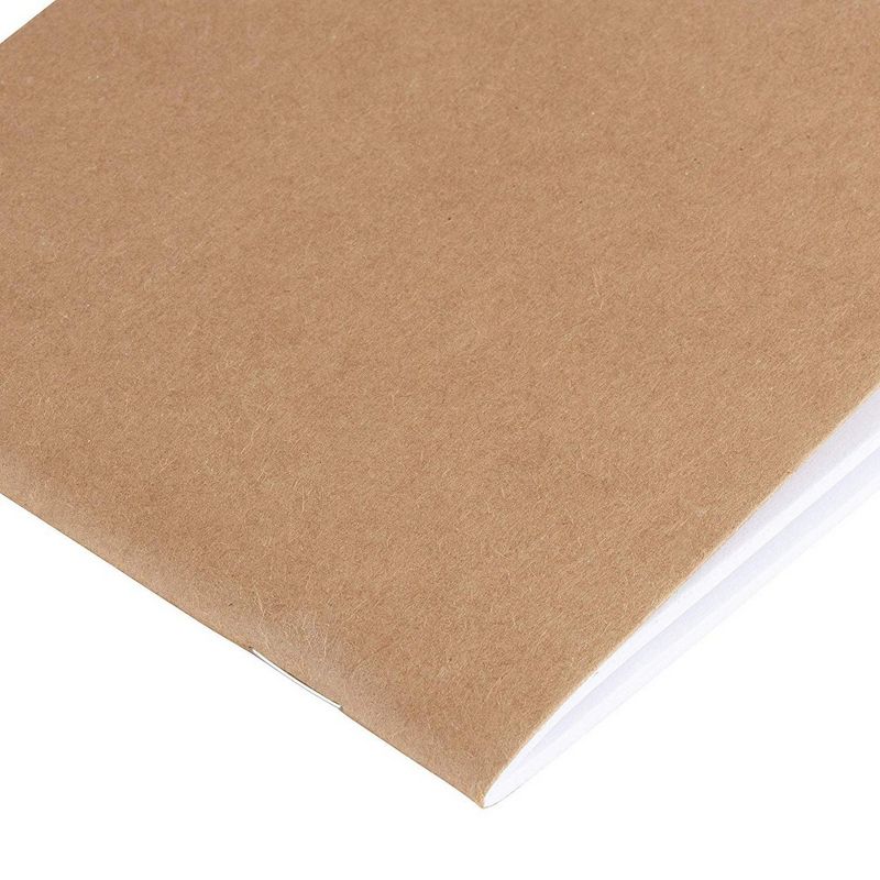 Paper Junkie 48-Pack Kraft Journals, Unlined Travel Journal for Students, School, Class Projects, Brown, 4.1 x 4.2"