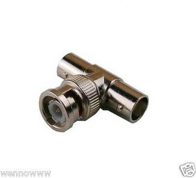 WennoW 5 Pcs BNC T Adapter (Jack-Plug-Jack)