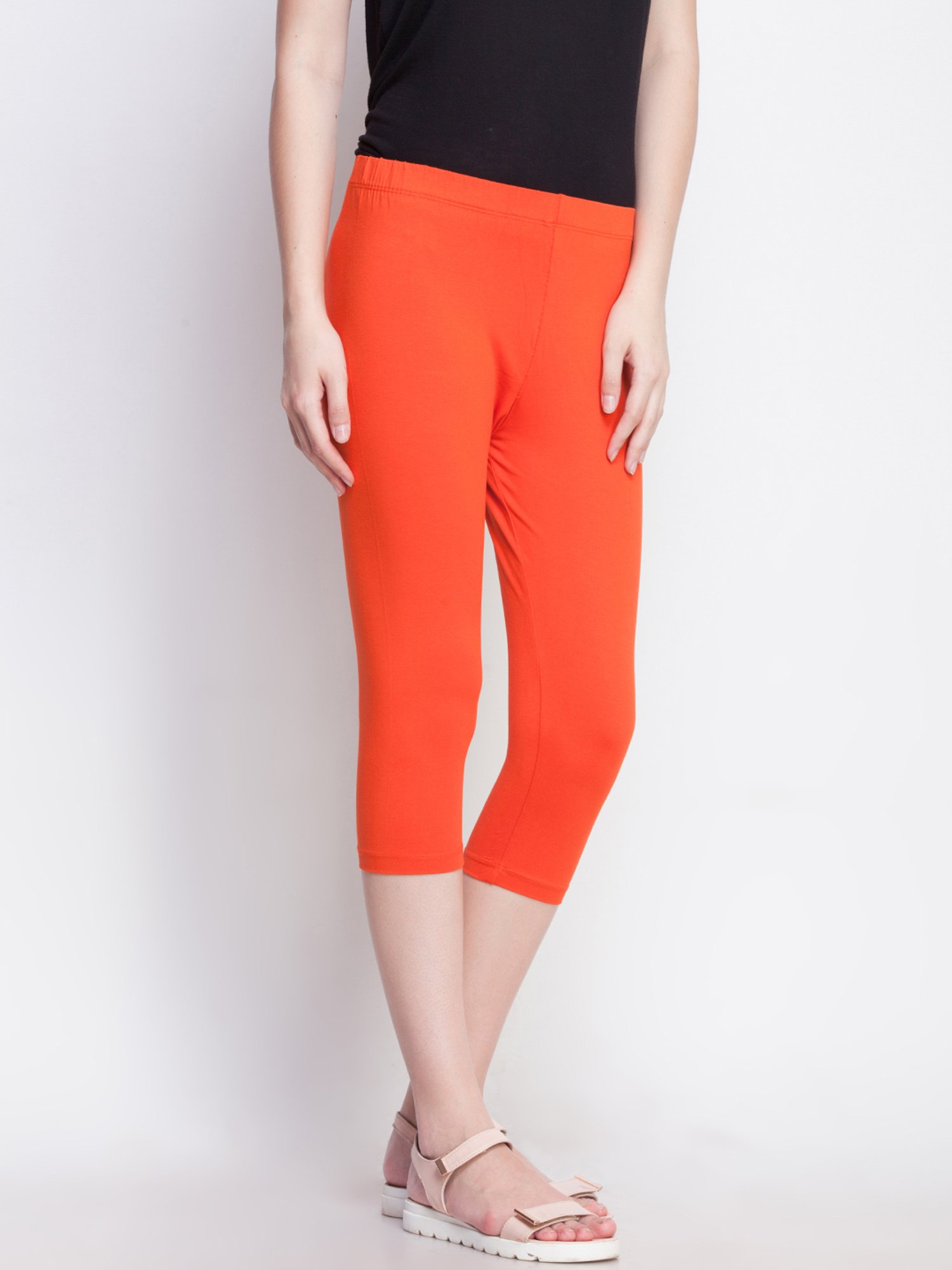 Dollar Missy Multicolor Slim Fit Capris Pack of - 3