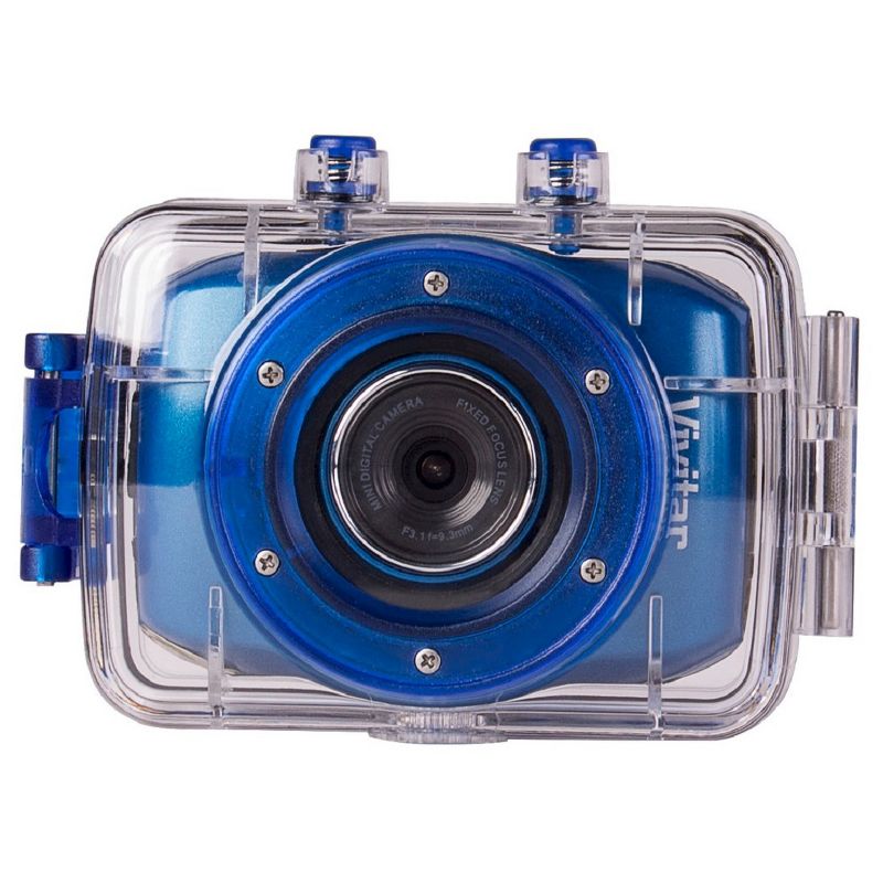 Compact Size 720P HD Digital Camera Camcorder 5MP CMOS Sensor 2.0" LCD Screen 3 Meters Waterproof with Built-in Microphone for Kids Children Students Boys Girls Summmer Gift
