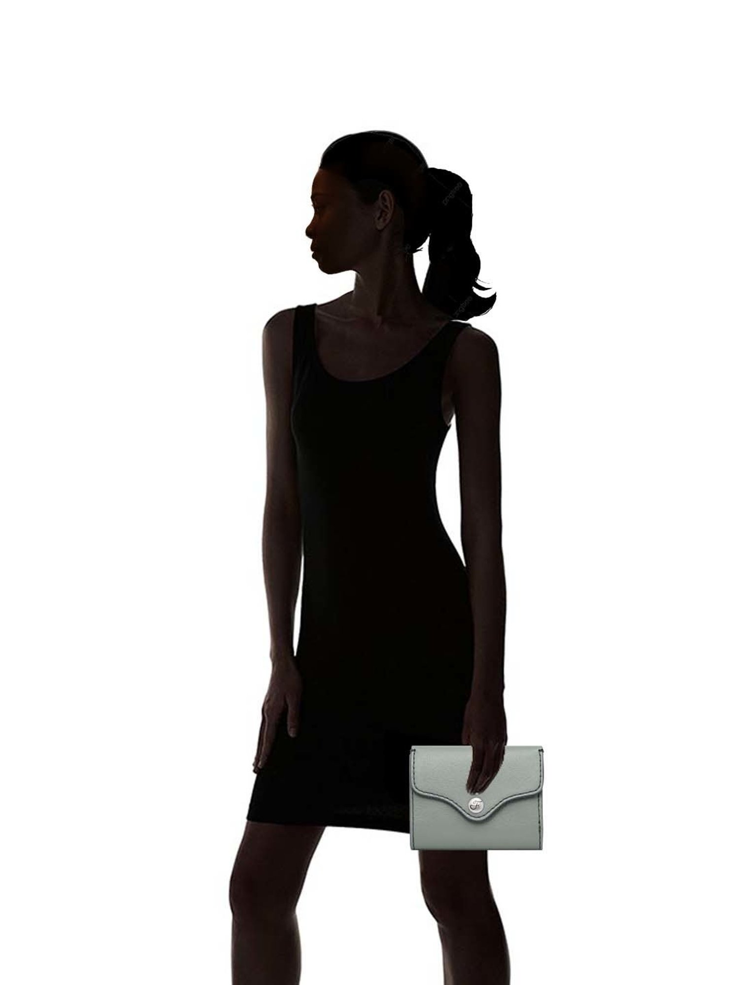 Fossil Heritage Blue Solid Wallet for Women